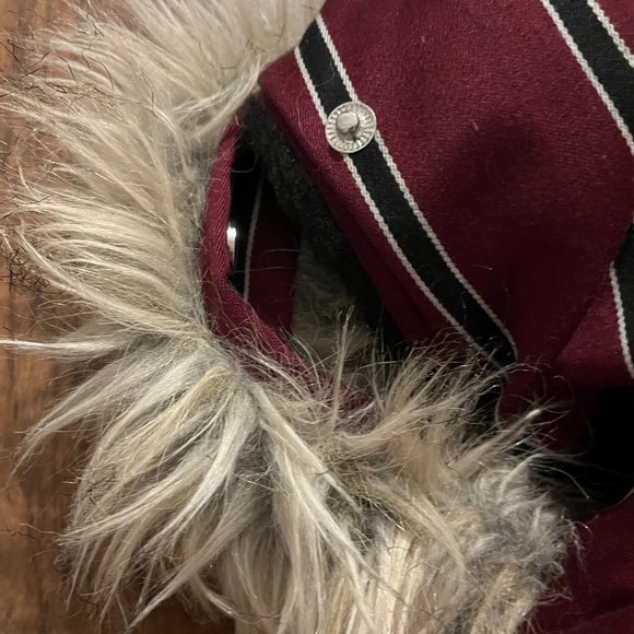 J.Crew Striped Puffer Jacket - Size 6 - Picture 6 of 7